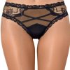 Underklader Axami | Venetian Mirror Strappy Lace Trap - Briefs Black