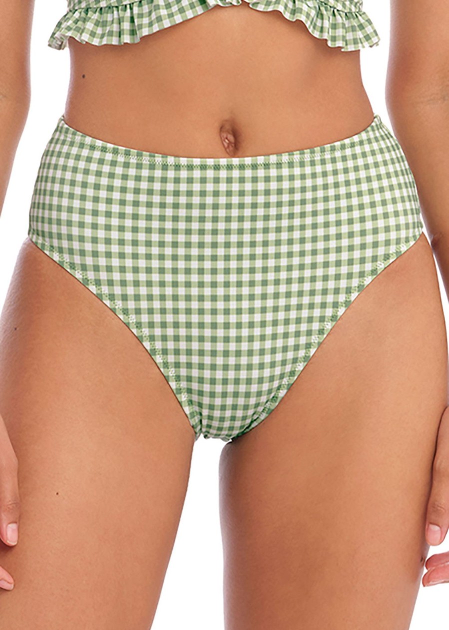 Badetoj Freya | Freya Swim Check In Bikiniunderdel Med Hog Midja Xs-2Xl Monstrad