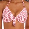 Badetoj Freya | Freya Swim New Shores Chilli Bikinioverdel Halterneck D-H Kupa