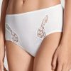 Underklader Calida | Calida Feminin Sense Midi-Brief Trusse Xs-Xl Hvid