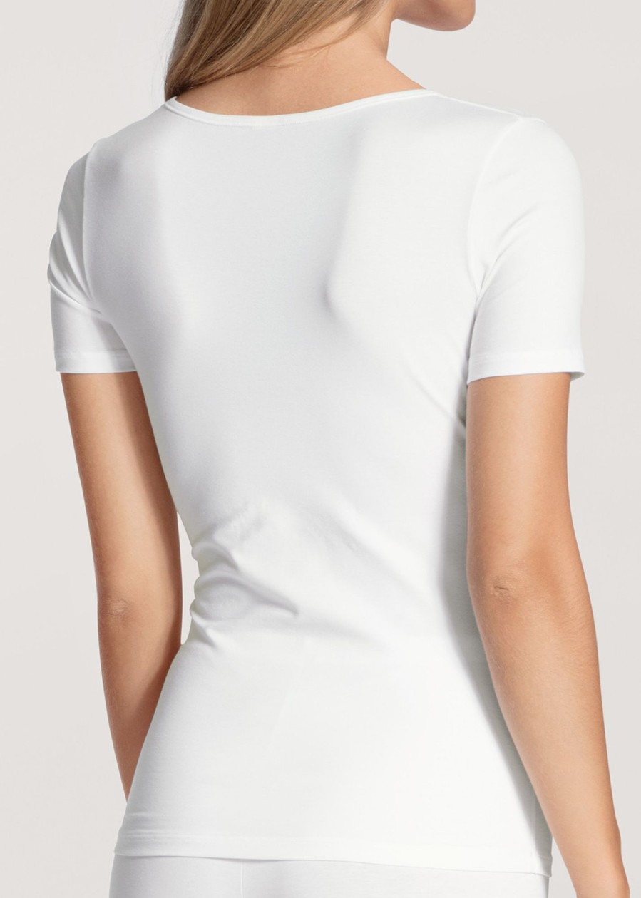 Toj Calida | Calida Natural Comfort White T-Shirt Xxs-L