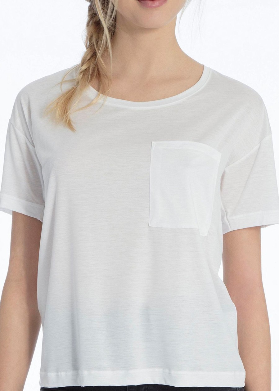 Toj Calida | Calida 100% Nature T-Shirt Xs-M Hvid