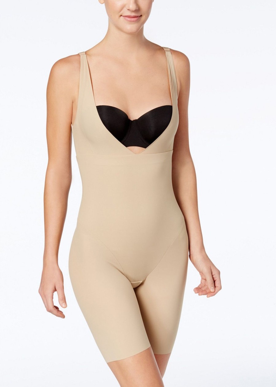 Shapewear Maidenform | Maidenform Take Inches Off Heltackande Shapingbody S-2Xl Beige