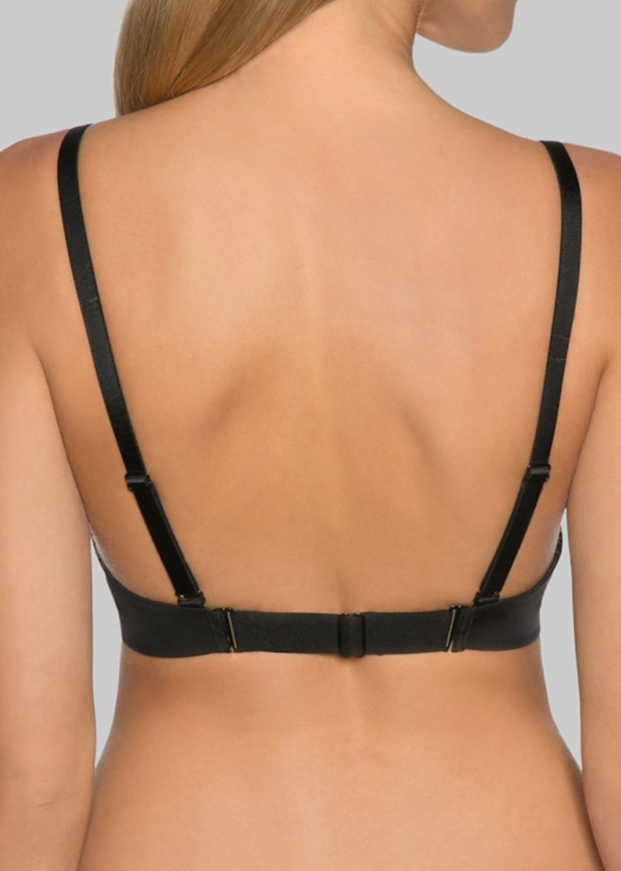 Underklader Wonderbra | Wonderbra Ultimate Plunge Push-Up Bh A-G Skal Sort