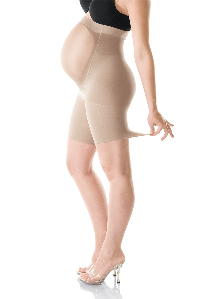 Shapewear Spanx | Spanx Maternity Hoj Trusse Med Ben A-D Beige