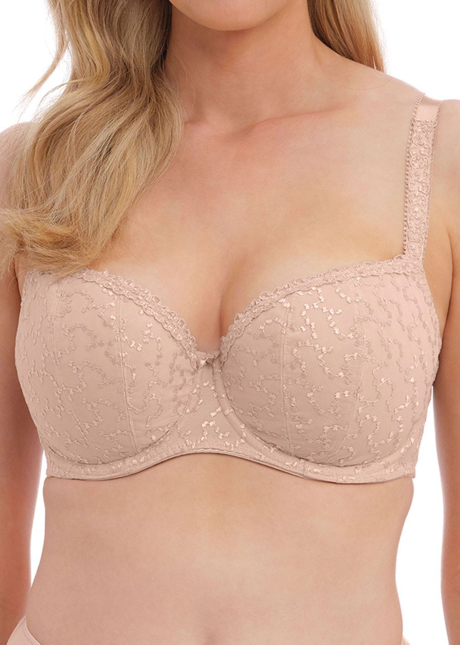 Underklader Fantasie | Fantasie Ana Natural Beige Vadderad Halvkupa-Bh D-J Kupa