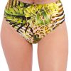 Badetoj Fantasie | Fantasie Kabini Oasis Bikiniunderdel Med Hog Midja S-Xxl Multi