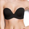 Underklader Wonderbra | Wonderbra Perfect Strapless Bh A-I Skal Sort