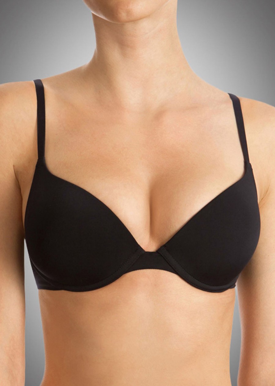 Underklader Wonderbra | Wonderbra T-Shirt Bra A-I Skal Sort