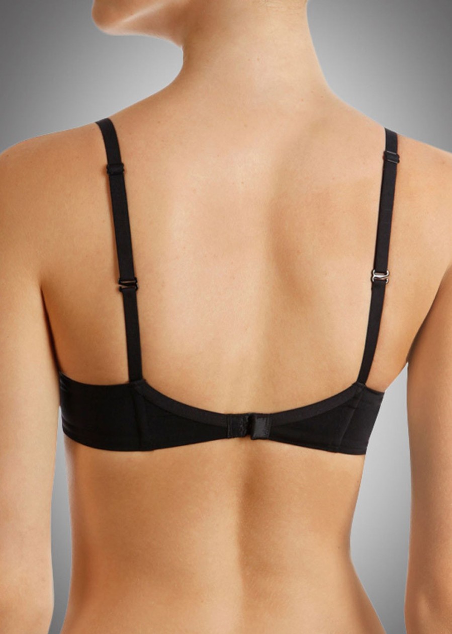 Underklader Wonderbra | Wonderbra T-Shirt Bra A-I Skal Sort