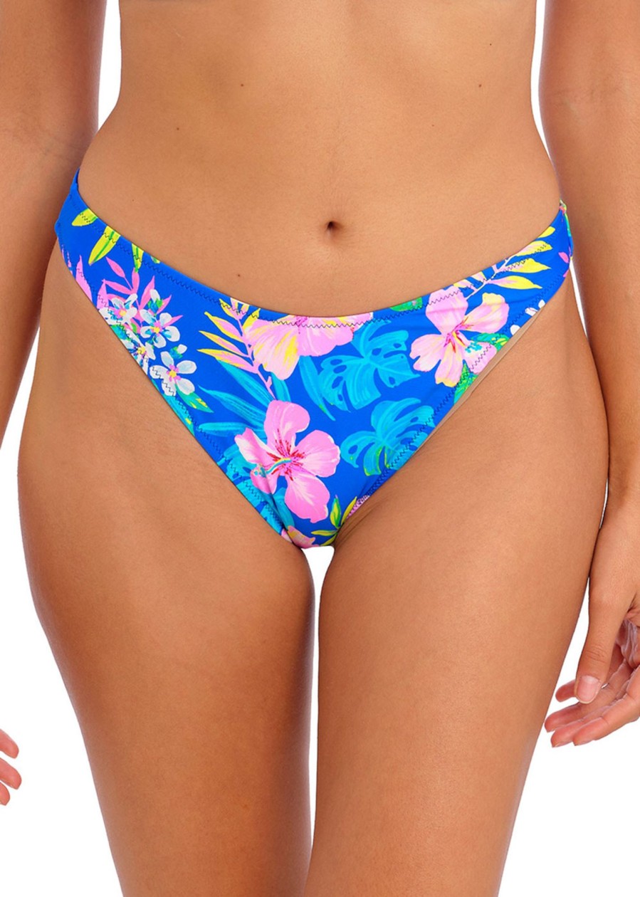 Badetoj Freya | Freya Swim Hot Tropics Blue Bikiniunderdel High Leg Brief Xs-Xl