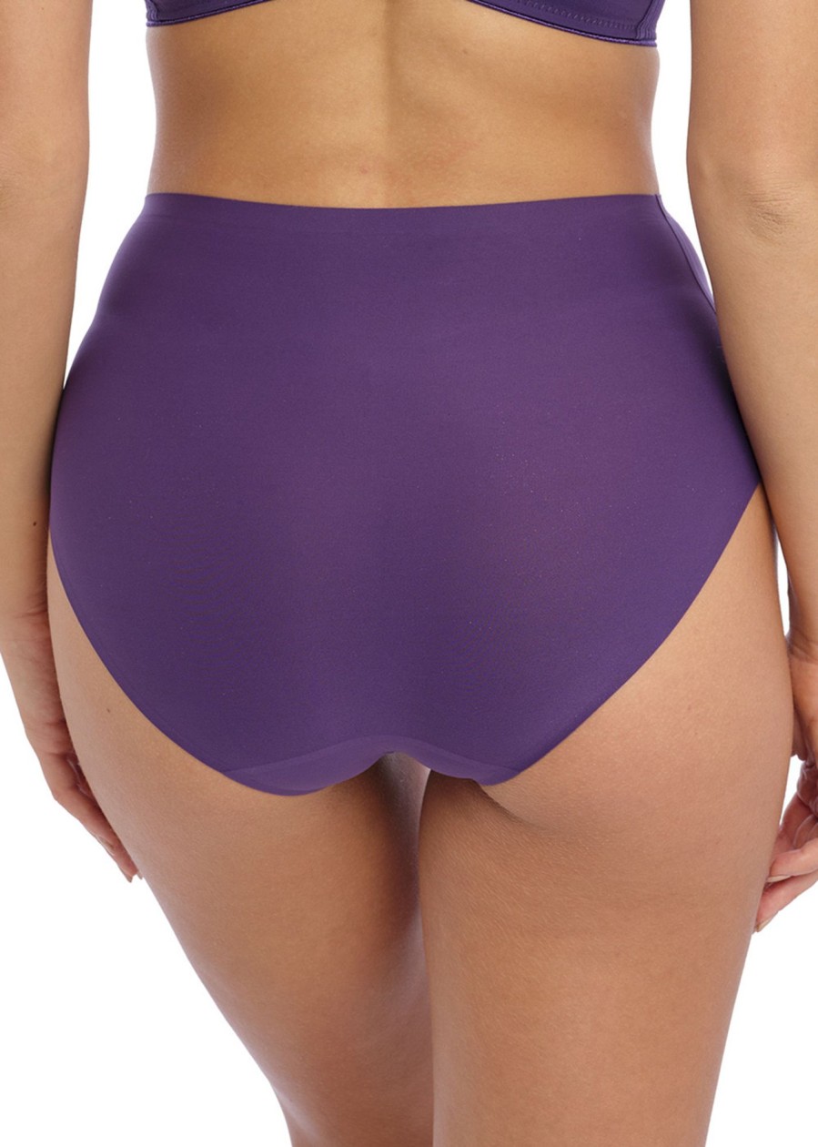 Underklader Fantasie | Fantasie Smoothease Blackberry Invisible Brieftrosor Med Hog Midja One Size