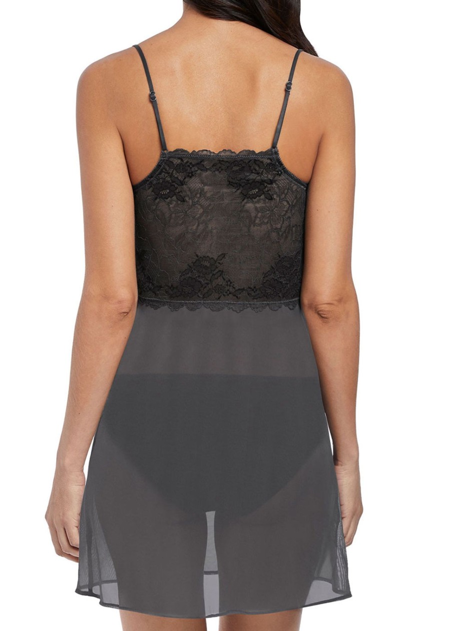 Nat Wacoal | Wacoal Lace Perfection Chemise S-Xl Svart