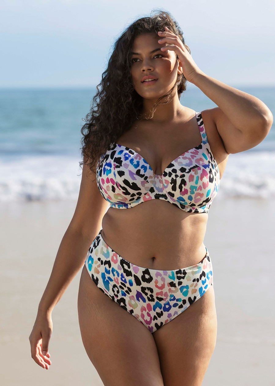 Badetoj Elomi | Elomi Swim Party Bay Bikinioverdel Plunge F-N Kupa