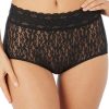 Underklader Wacoal | Wacoal Halo Lace Full Brief S-Xl Svart