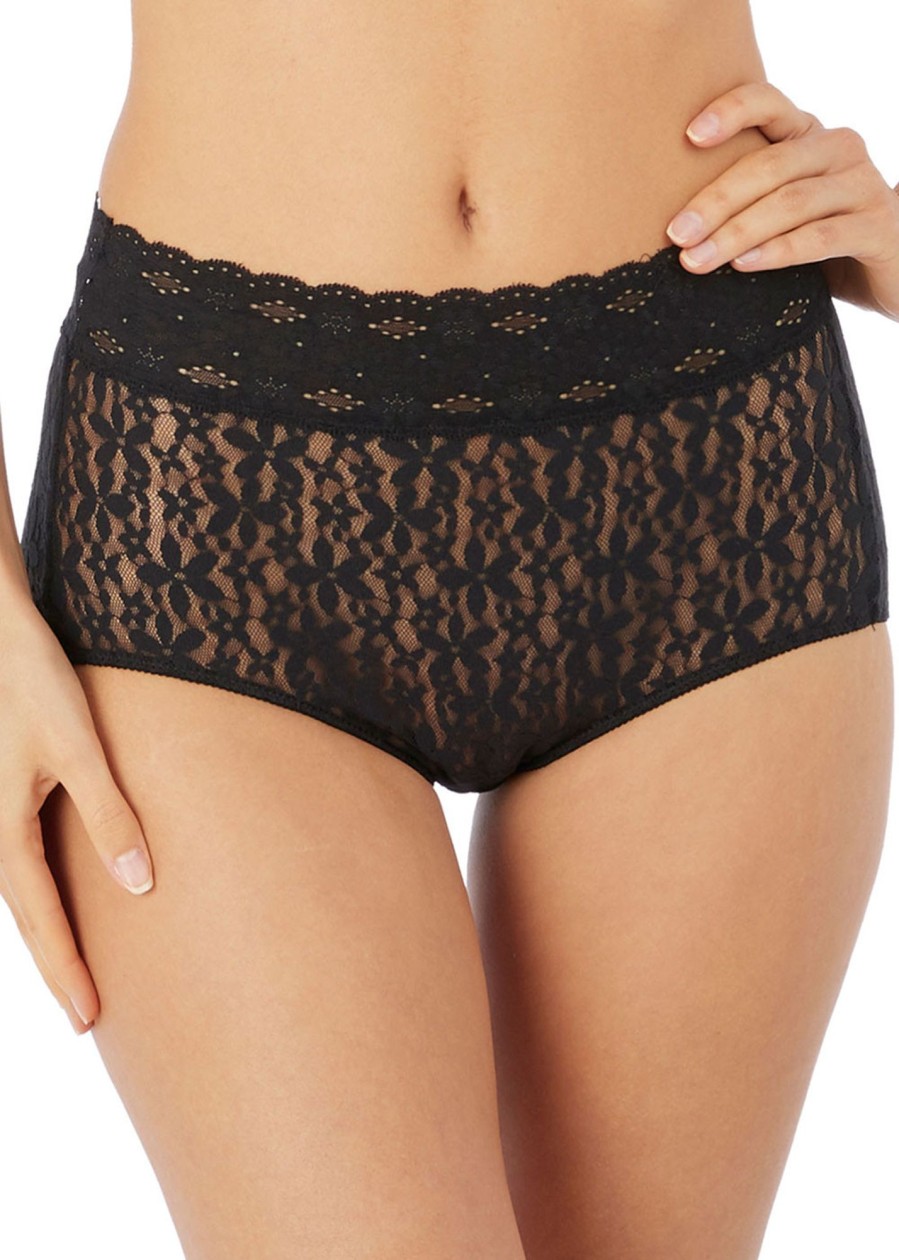 Underklader Wacoal | Wacoal Halo Lace Full Brief S-Xl Svart