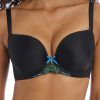 Underklader Freya | Freya Show-Off Black Formpressad Plunge Bh D-J Kupa