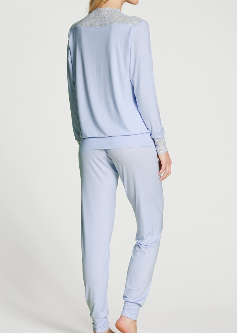 Nat Calida | Calida Elegant Dreams Harmony Blue Pyjamas Xxs-L