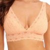 Underklader Wacoal | Wacoal Halo Lace Almost Apricot Bygelfri Bh 65-90