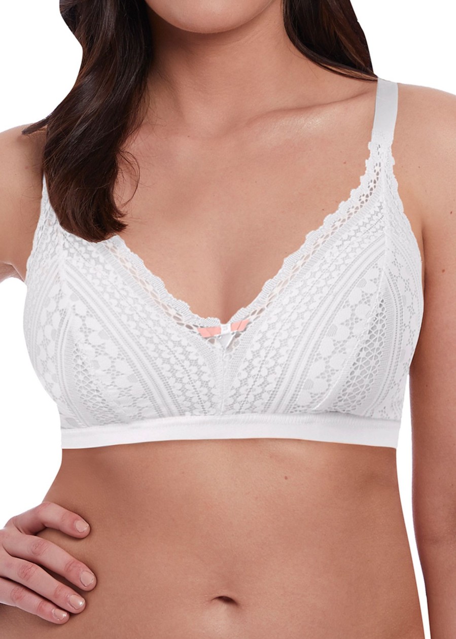 Underklader Freya | Freya Daisy Lace Bralette Xs-Xl Hvid