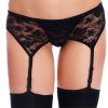 Underklader Atixo | Black Lace Garter