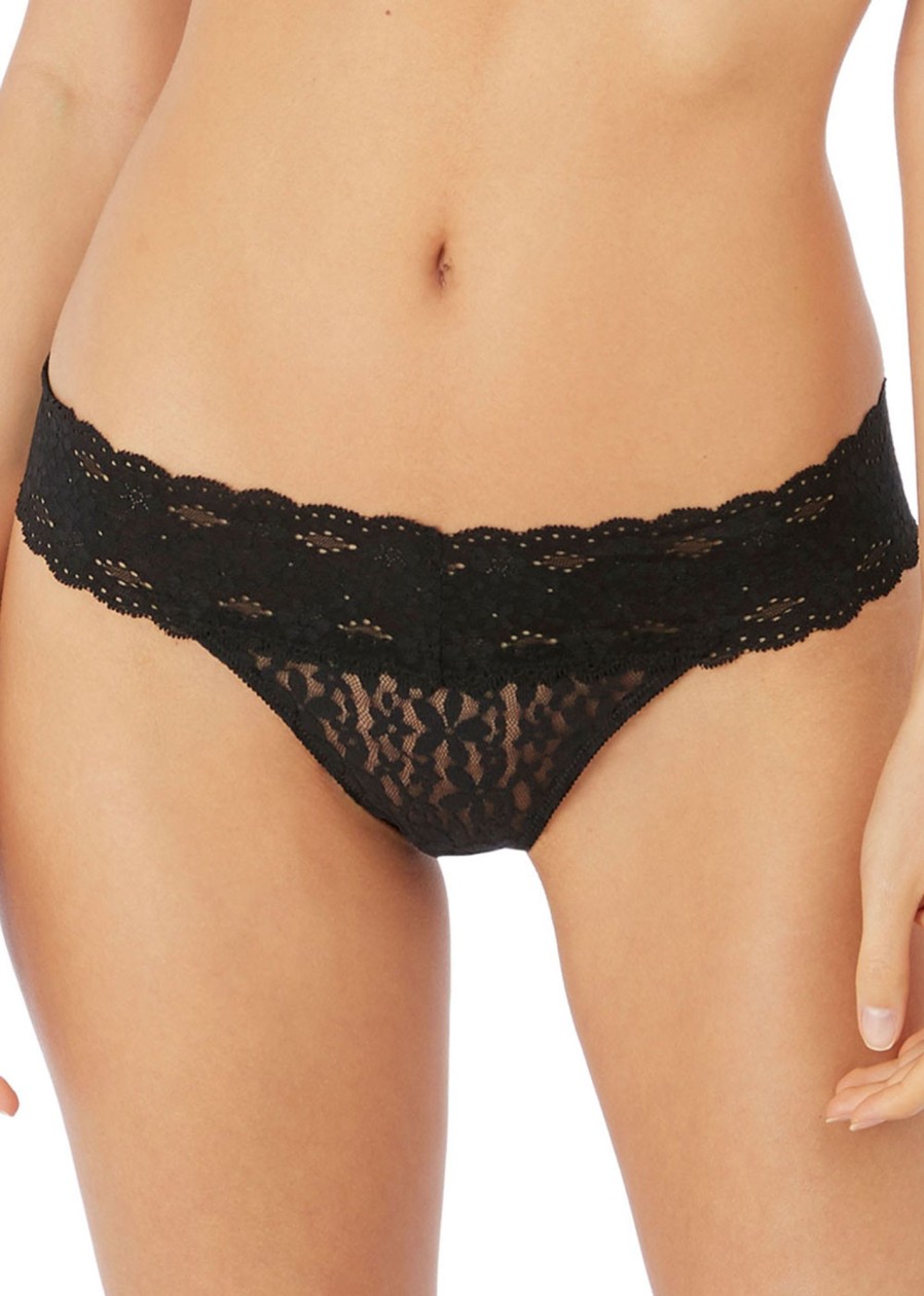 Underklader Wacoal | Wacoal Halo Lace Stringtrosa S-Xl Svart