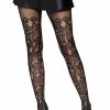 Underklader Leg Avenue | Floral Vine Fishnet Tights