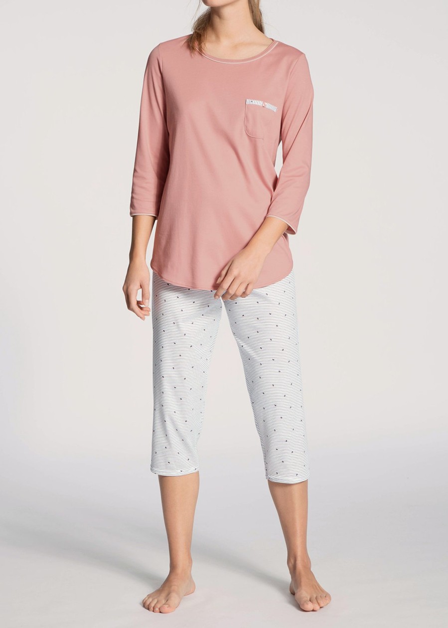 Nat Calida | Calida Sweet Dreams Rose Bud 3/4 Pyjamas Xxs-L