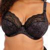 Underklader Elomi | Elomi Lucie Black Plunge Bh D-N Kupa