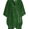 Nat Damella | Damella Poncho Avocado One Size