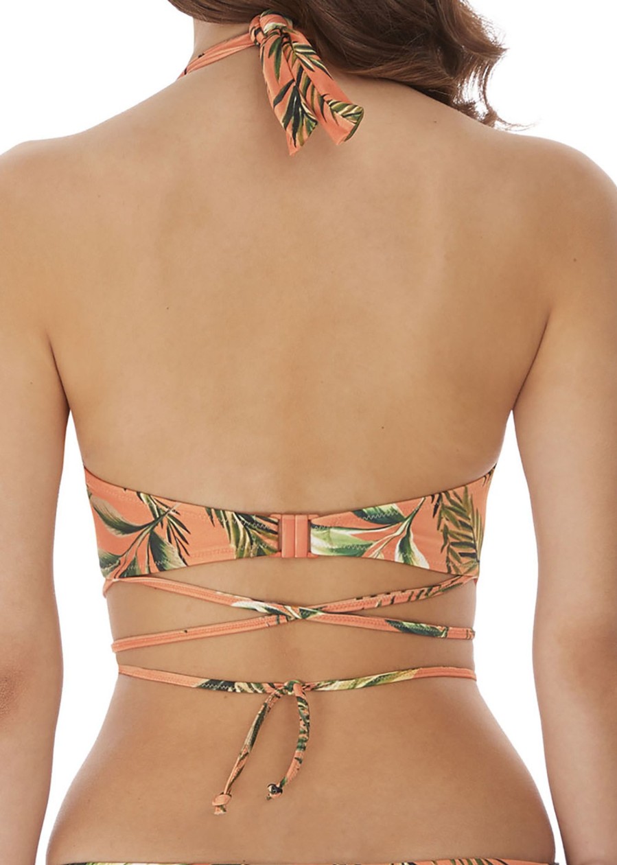 Badetoj Freya | Freya Swim Birds In Paradise Bikinioverdel Halterneck C-K Skal Monstret