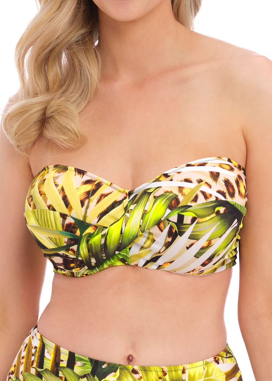 Badetoj Fantasie | Fantasie Swim Kabini Oasis Bikinioverdel Bandeau D-I Kupa Multi