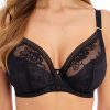 Underklader Fantasie | Fantasie Fusion Lace Black Vadderad Plunge Bh D-I Kupa