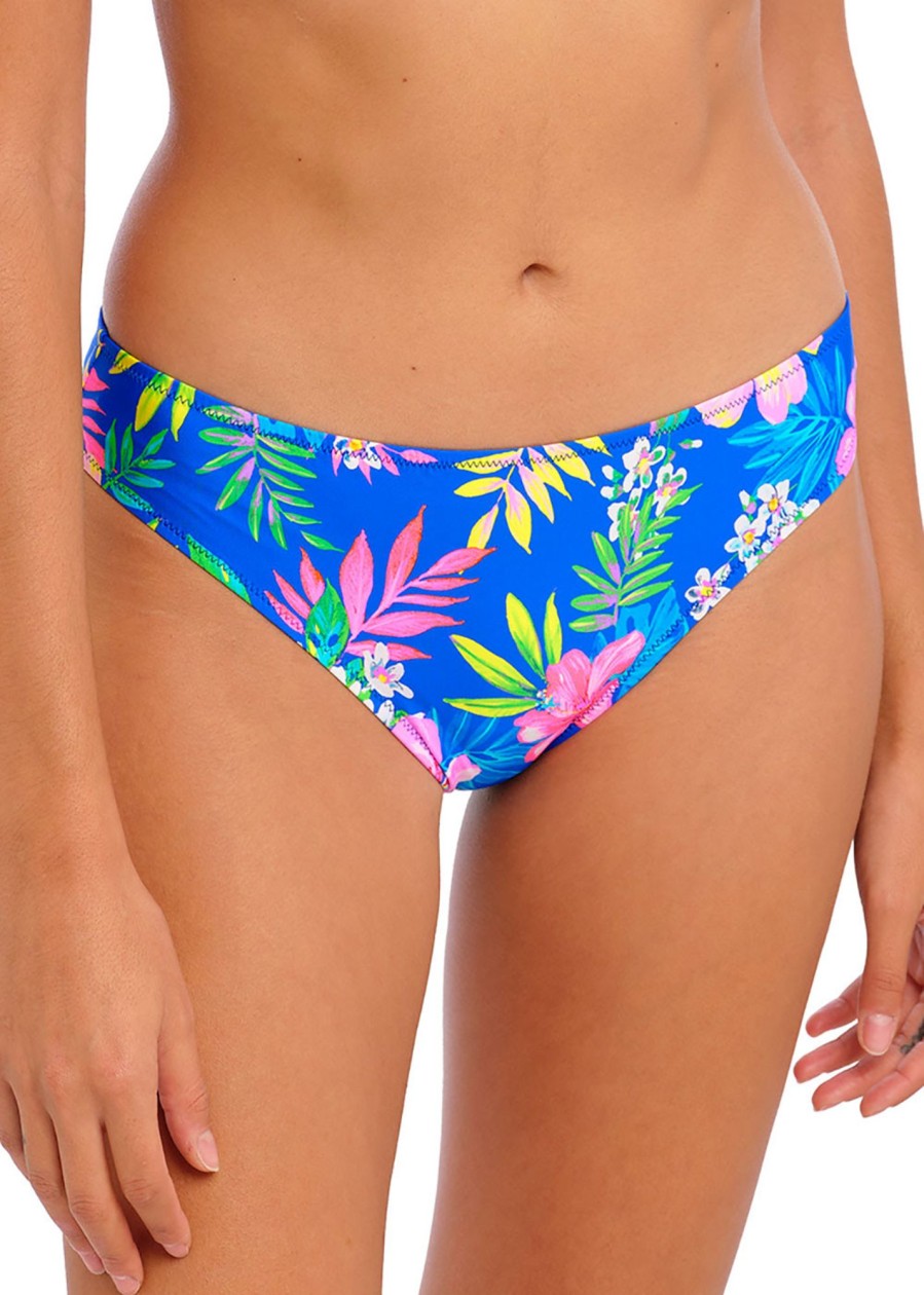 Badetoj Freya | Freya Swim Hot Tropics Blue Bikiniunderdel Brief Xs-Xxl