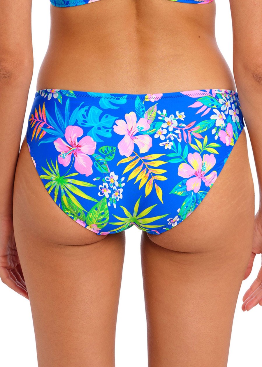 Badetoj Freya | Freya Swim Hot Tropics Blue Bikiniunderdel Brief Xs-Xxl