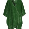 Toj Damella | Damella Poncho Avocado One Size