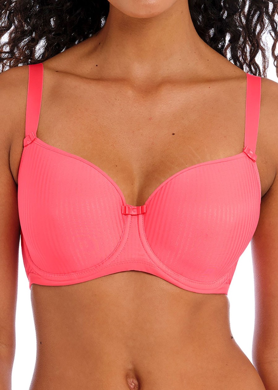 Underklader Freya | Freya Idol Sunkissed Coral Formpressad Balconette Bh B-L Kupa