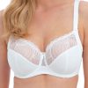 Underklader Fantasie | Fantasie Adelle White Bh Med Sidsupport D-M Kupa