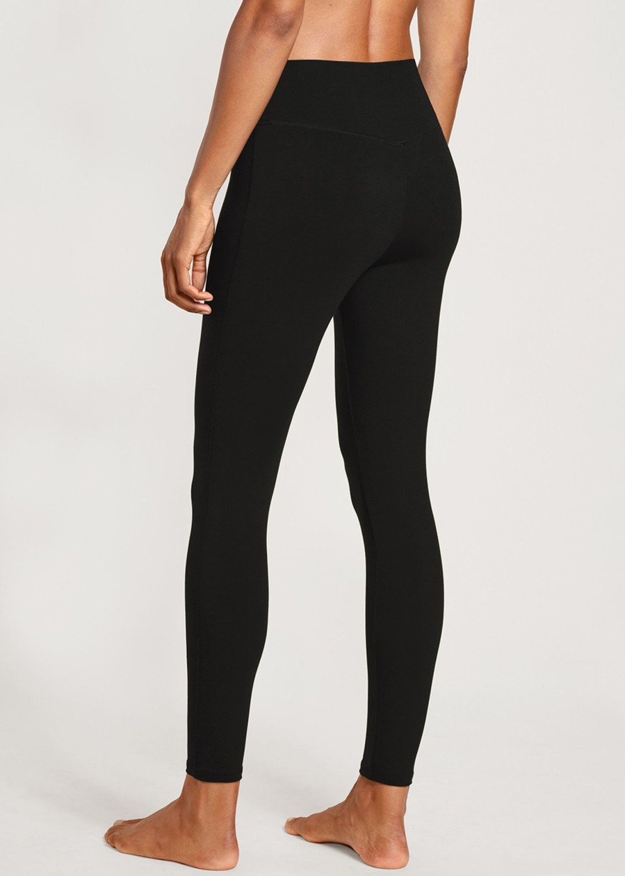 Toj Calida | Calida 100% Nature Lounge Black Leggings Xxs-M