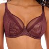 Underklader Freya | Freya Tailored Dark Cherry Plunge Bh D-K Kupa