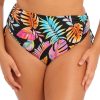 Badetoj Elomi | Elomi Swim Tropical Falls Black Justerbar Bikinibrief 38-52