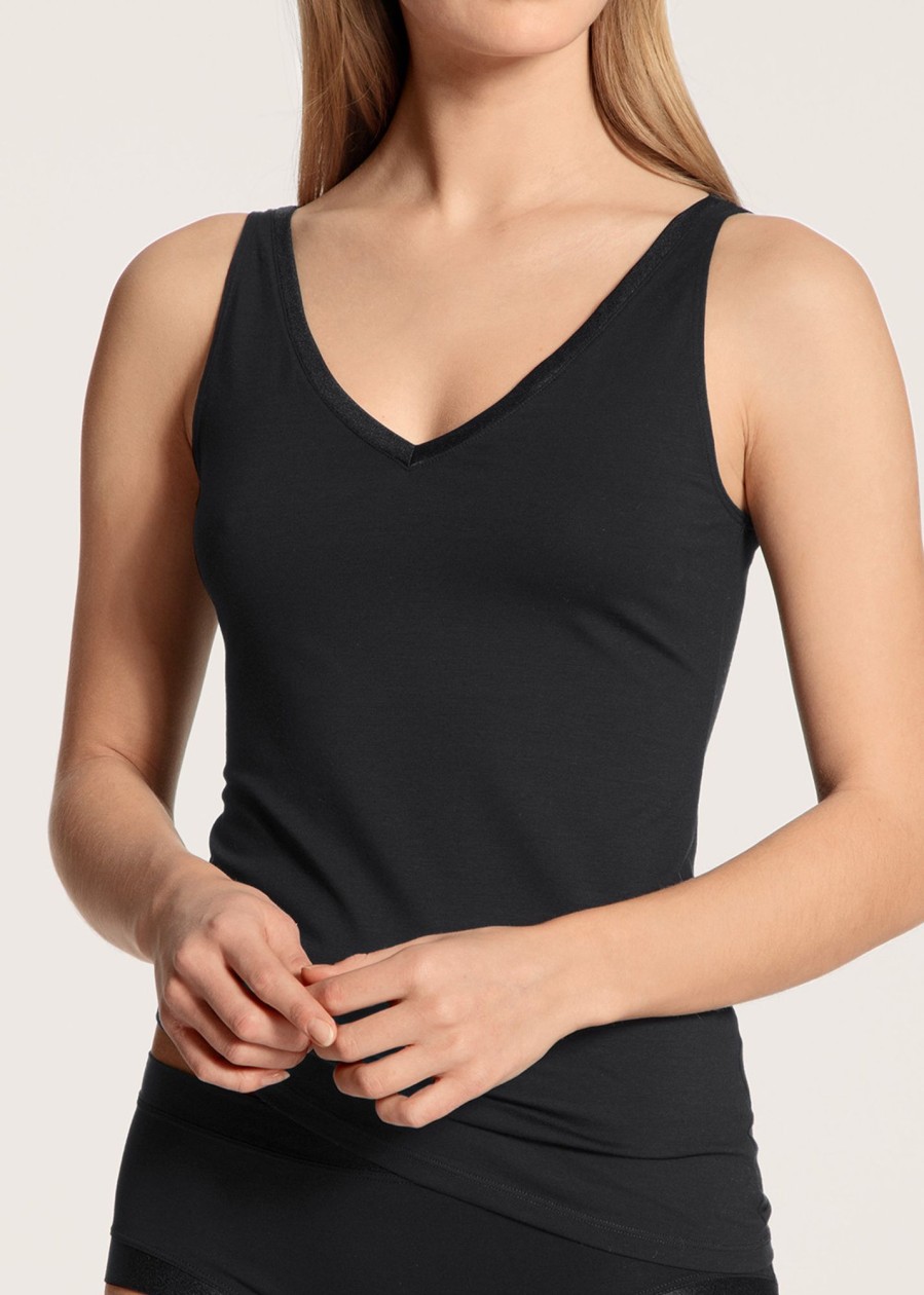 Toj Calida | Calida Cate Black Tanktop Xxs-L