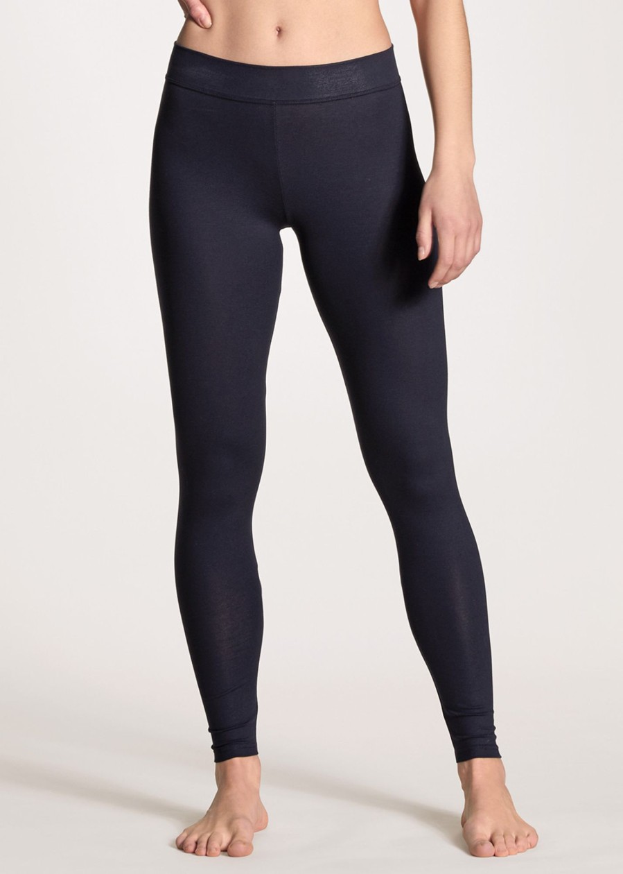 Toj Calida | Calida Elastic Dark Lapis Blue Leggings Xs-L