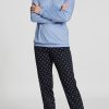 Nat Calida | Calida Night Lovers Dark Lapis Blue Pyjamas Xxs-L