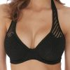 Badetoj Freya | Freya Swim Urban Night Bikinioverdel Halterneck D-J Skal Sort