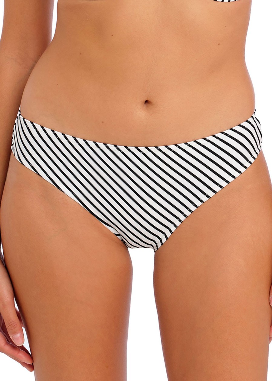 Badetoj Freya | Freya Swim Jewel Cove Stripe Black Bikiniunderdel Brief Xs-Xxl