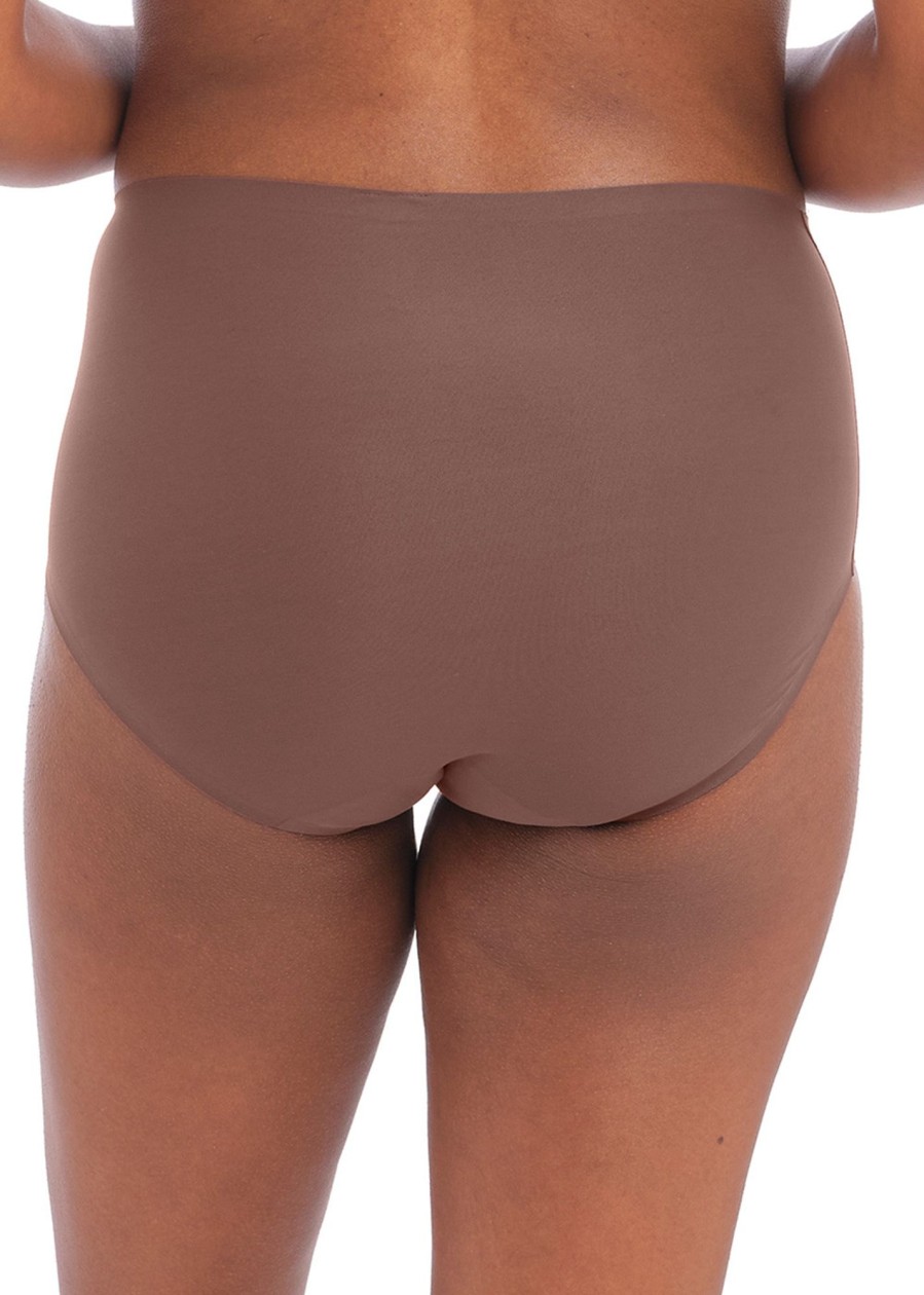 Underklader Fantasie | Fantasie Smoothease Invisible Brieftrosor Med Hog Midja One Size Brun